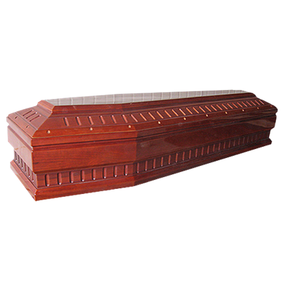 Isimbo saseRashiya uMdala wePoplar Wood Coffin