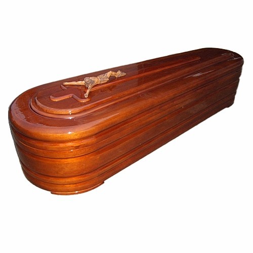 Spanish Style Adult MDF Coffin factory